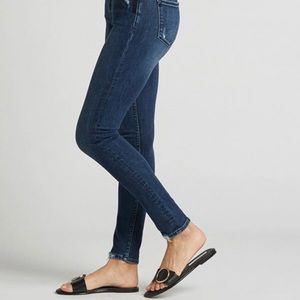 Mid Rise Most Wanted Silver Skinny Jeans TALL